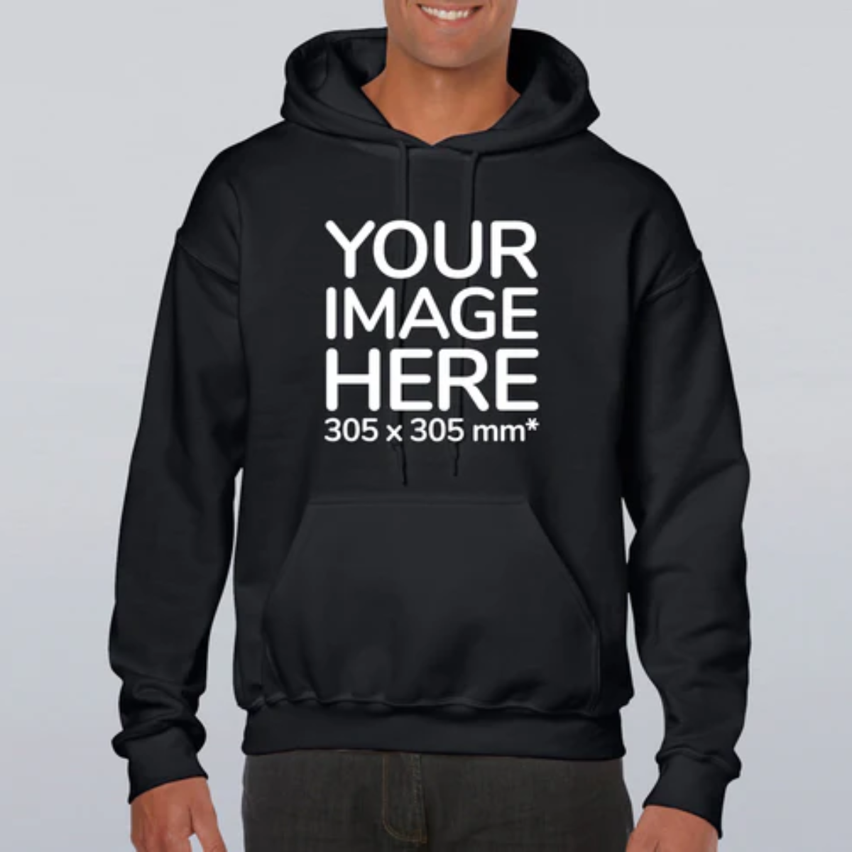 CUSTOM BLACK ADULT HOODIES | DESIGN YOUR OWN SHIRTS