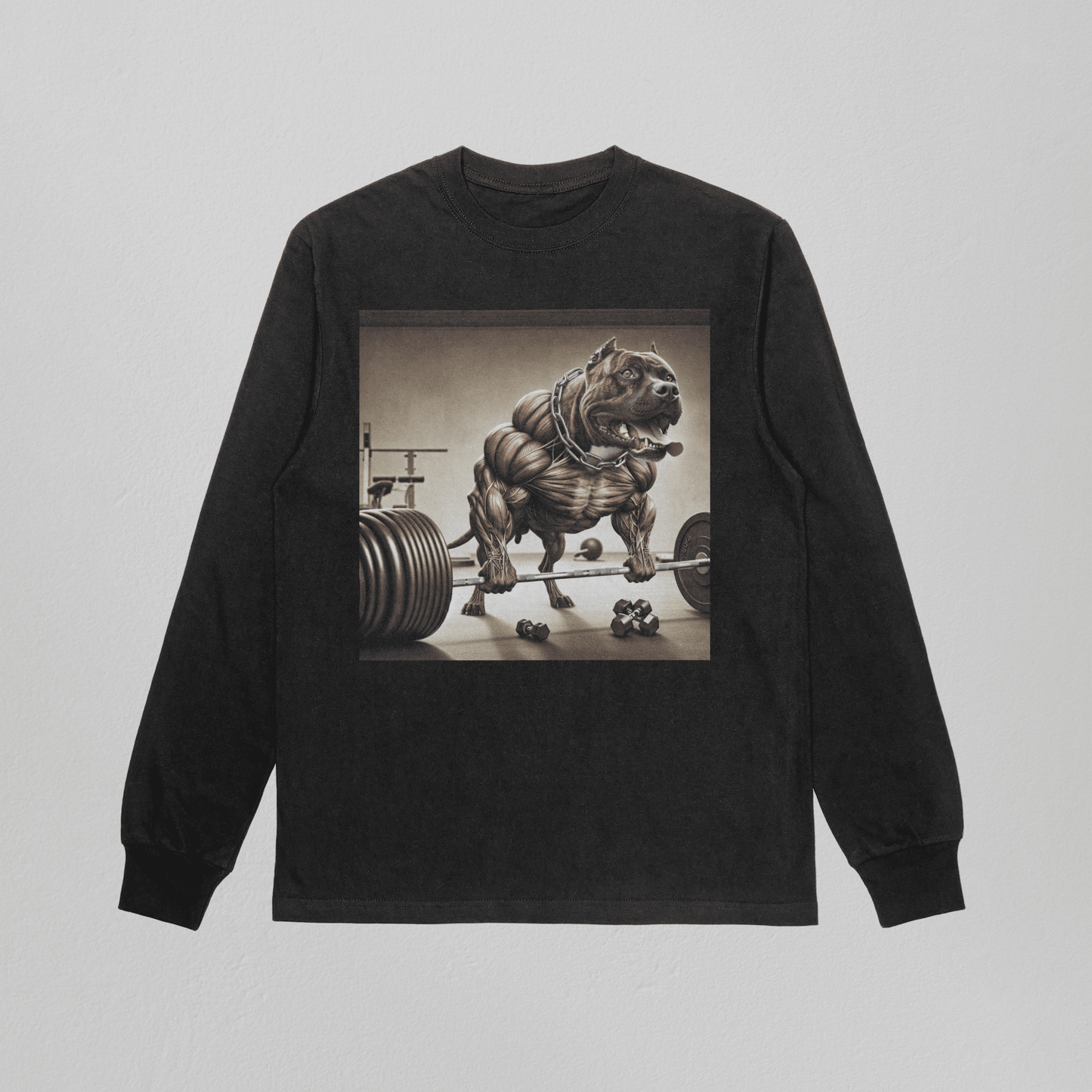 CUSTOM BLACK LONG SLEEVE ADULT T-SHIRT | DESIGN YOUR OWN T-SHIRTS
