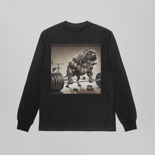 CUSTOM BLACK LONG SLEEVE ADULT T-SHIRT | DESIGN YOUR OWN T-SHIRTS